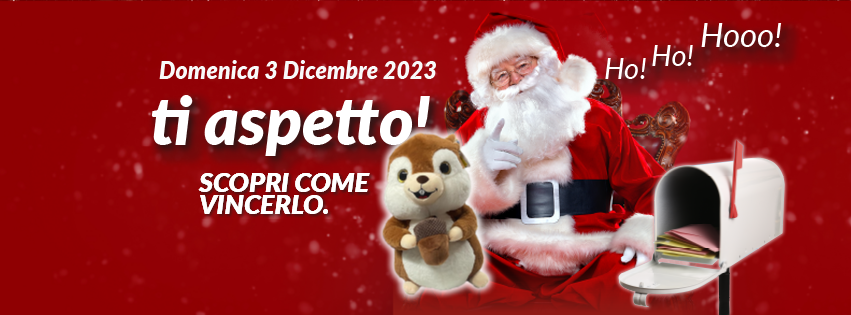 Domenica 4 Dicembre 2022 Babbo Natale passa da noi.